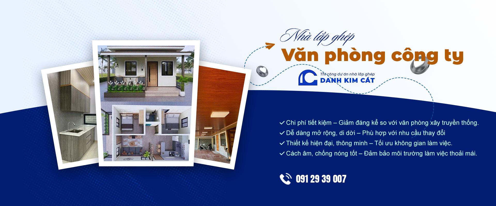 Dịch vụ thi công, lắp đặt Nhà lắp ghép Văn Phòng công ty