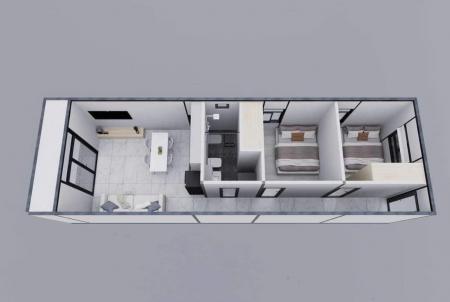 Mẫu nhà lắp ghép Tấm Panel 04